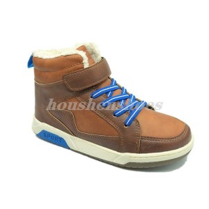 China New Product Mustard Side Cutout Flats -
 Skateboard shoes kids shoes hight cut 7 – Houshen